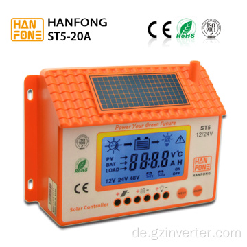 Hohe Qualität 12 Volt 20 Ampere Solarregler